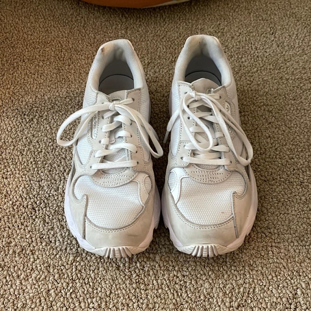 White Adidas Torsion